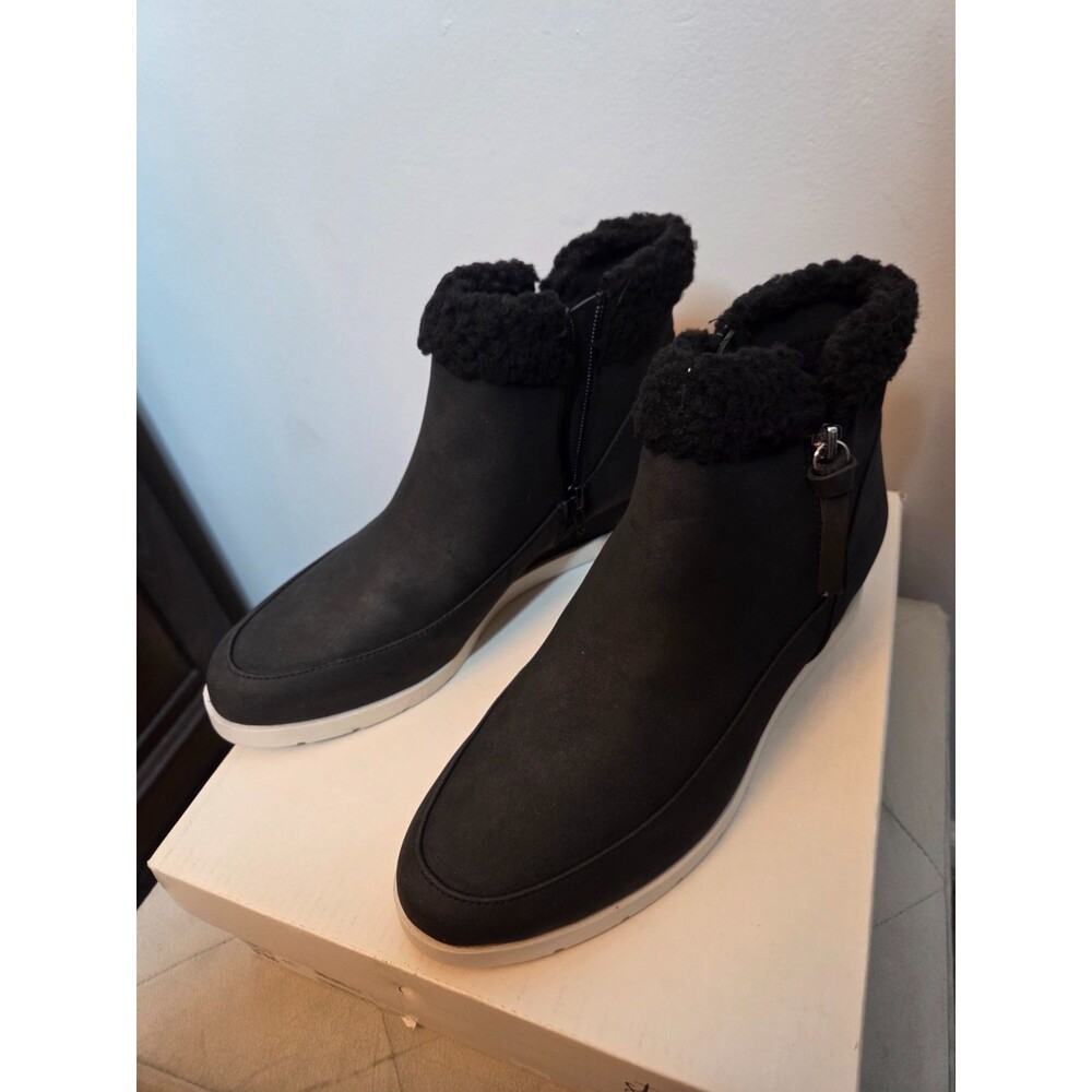 Style & Co Black NB, Women's Ankle Boots with Faux Lining, Size 8 M